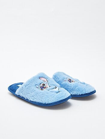 Chaussons mules fourrés 'Stitch'