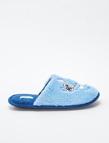 Chaussons mules fourrés 'Stitch'