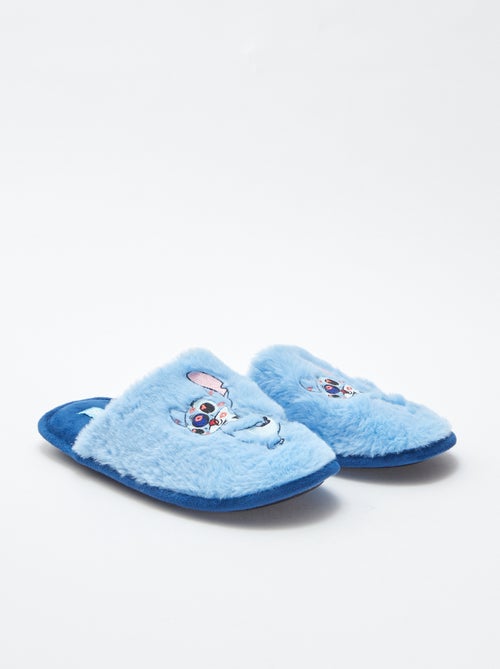 Chaussons mules fourrés 'Stitch' - Kiabi