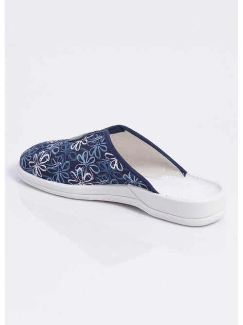 Chaussons mules grande largeur élastiqués - afibel - Kiabi Chaussons mules grande largeur élastiqués - afibel - Kiabi