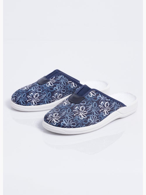 Chaussons mules grande largeur élastiqués - afibel - Kiabi Chaussons mules grande largeur élastiqués - afibel - Kiabi