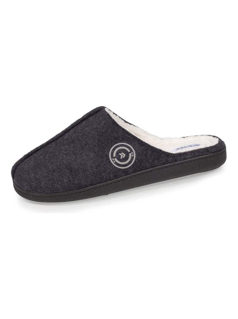 Chaussons mules  homme Isotoner Bleu marine - Kiabi