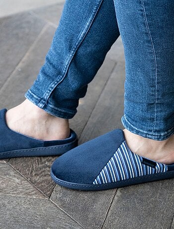 Chaussons mules homme Isotoner
