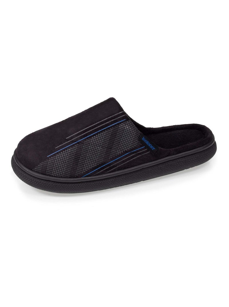 Chaussons mules  homme Isotoner Noir - Kiabi