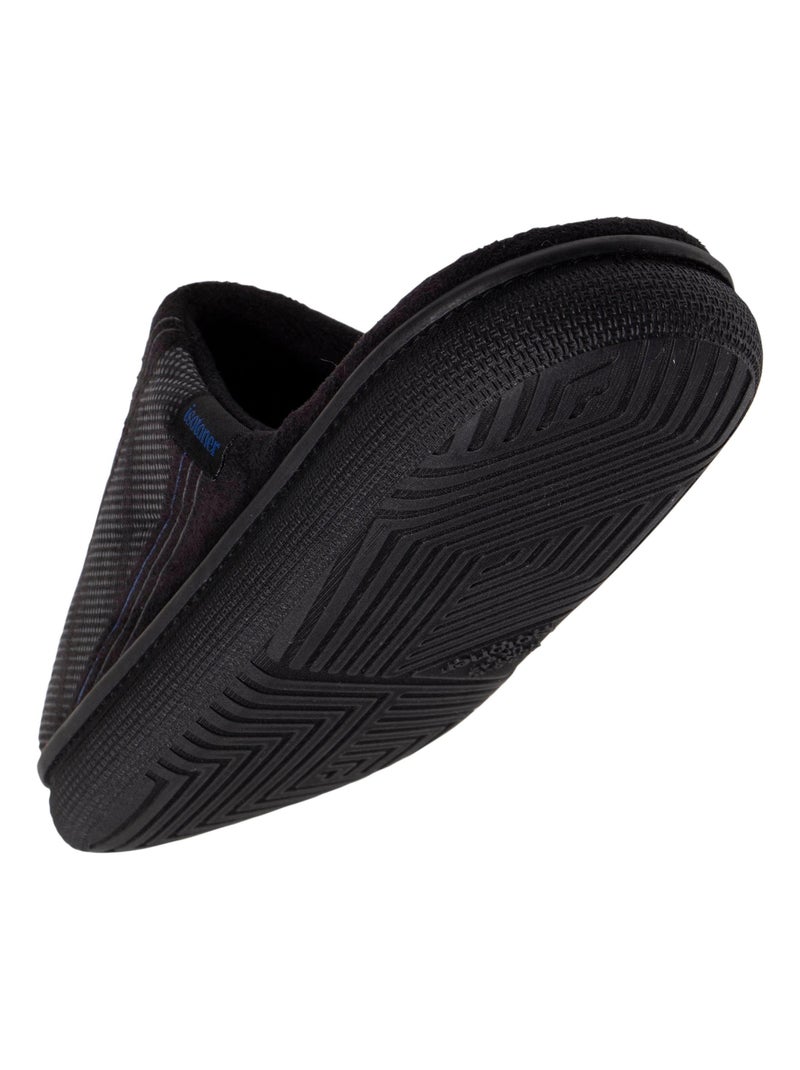 Chaussons mules  homme Isotoner Noir - Kiabi
