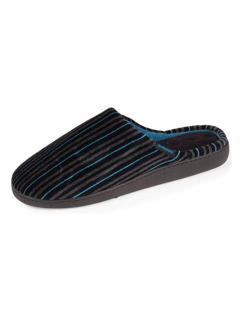 Chaussons Mules Homme Rayures Bleues - Kiabi