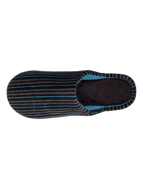 Chaussons Mules Homme Rayures Bleues - Kiabi