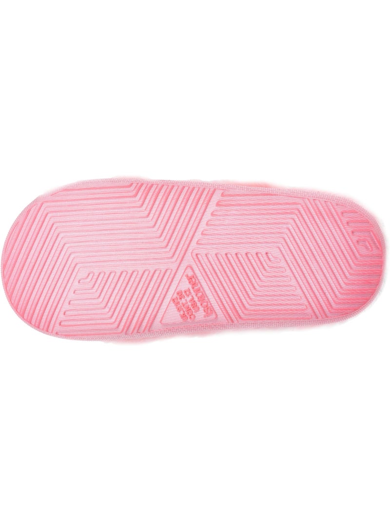 Chaussons mules imitation fourrure semelle bloup extra fille isotoner Rose - Kiabi