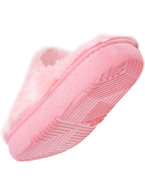 Chaussons mules imitation fourrure semelle bloup extra fille isotoner - Kiabi Chaussons mules imitation fourrure semelle bloup extra fille isotoner - Kiabi