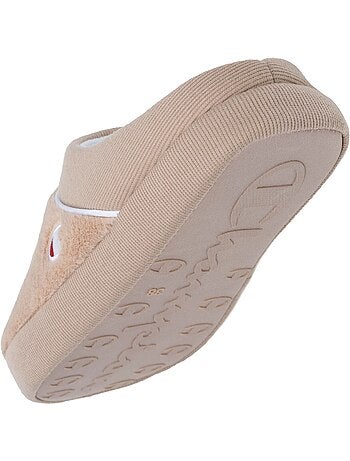 Chaussons mules immitation fourure doux pantoufle femme