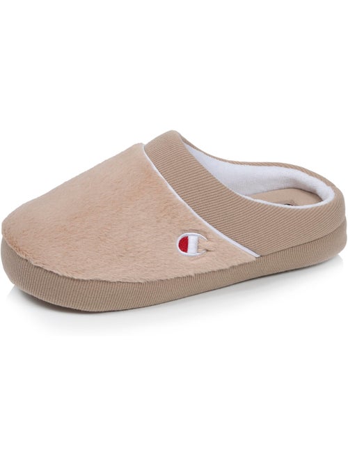 Chaussons mules immitation fourure doux pantoufle femme Champion - Kiabi Chaussons mules immitation fourure doux pantoufle femme Champion - Kiabi
