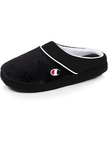Chaussons mules immitation fourure doux pantoufle femme champion