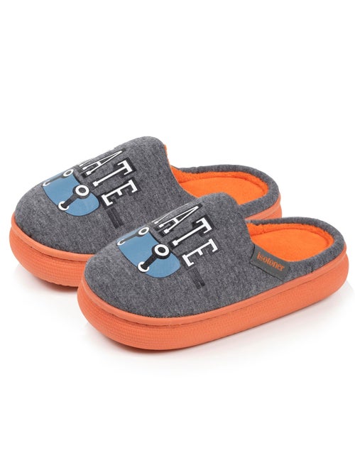 Chaussons mules jersay, semelle bloup xtra confort, garçon isotoner - Kiabi Chaussons mules jersay, semelle bloup xtra confort, garçon isotoner - Kiabi