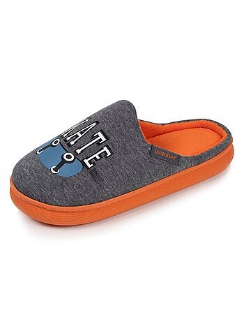 Chaussons mules jersay, semelle bloup xtra confort, garçon isotoner