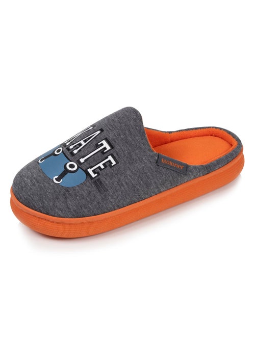 Chaussons mules jersay, semelle bloup xtra confort, garçon isotoner - Kiabi