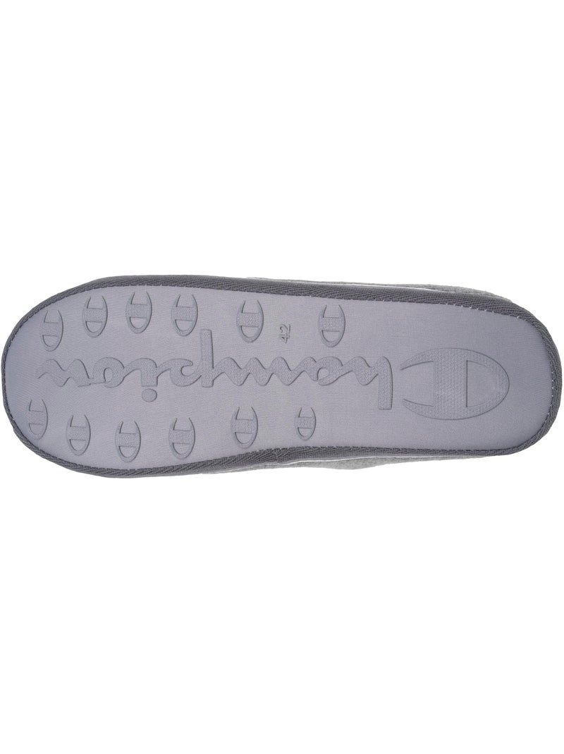 Chaussons mules jersey côtelé ultra confort moelleux femme Champion Gris chiné - Kiabi