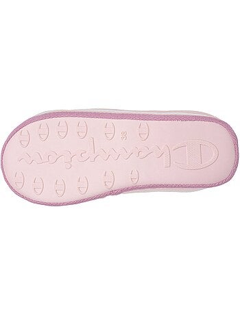 Chaussons mules jersey côtelé ultra confort moelleux femme champion