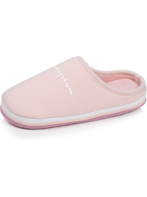 Chaussons mules jersey côtelé ultra confort moelleux femme Champion - Kiabi Chaussons mules jersey côtelé ultra confort moelleux femme Champion - Kiabi