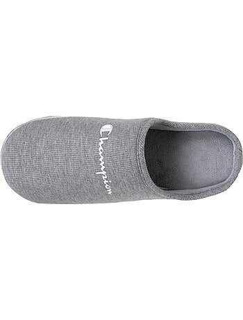 Chaussons mules jersey côtelé ultra confort moelleux femme