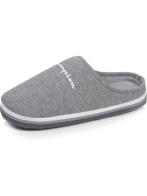 Chaussons mules jersey côtelé ultra confort moelleux homme champion - Kiabi