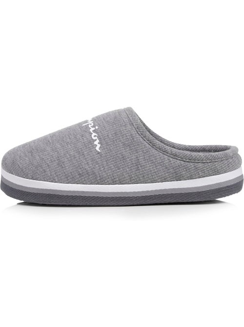 Chaussons mules jersey côtelé ultra confort moelleux homme champion - Kiabi
