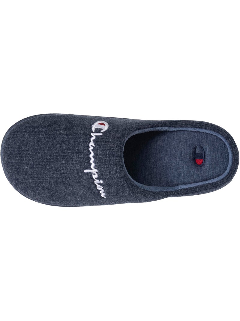 Chaussons mules jersey côtelé ultra confort ultra homme champion Bleu marine - Kiabi