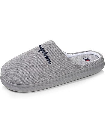 Chaussons mules jersey côtelé ultra confort ultra homme Champion