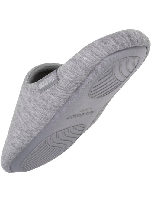 Chaussons mules jersey, semelle gomme antidérapante femme Isotoner - Kiabi