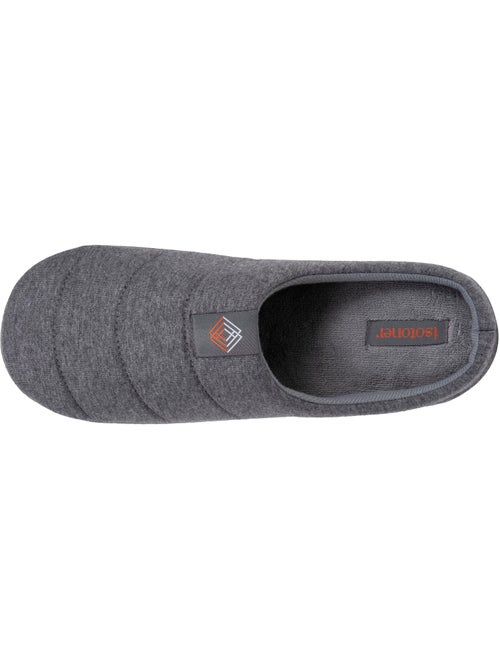 Chaussons mules jersey, semelle gomme antidérapante homme - Kiabi Chaussons mules jersey, semelle gomme antidérapante homme - Kiabi