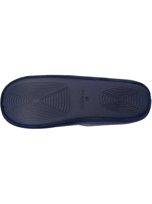 Chaussons mules jersey, semelle gomme antidérapante homme Isotoner - Kiabi