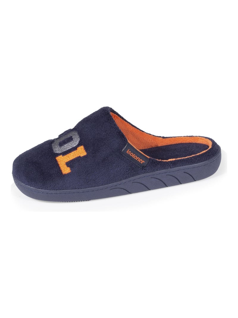 Chaussons mules junior cool Isotoner Bleu marine - Kiabi