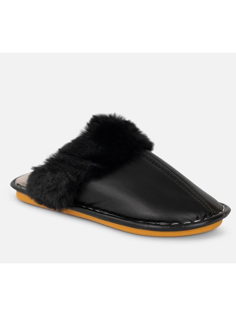 Chaussons mules Kebello Noir Noir - Kiabi