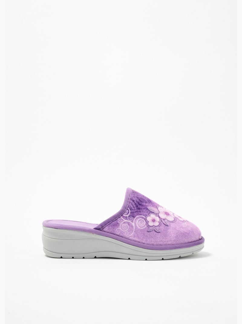 Chaussons mules largeur confort compensés - Afibel Parme - Kiabi