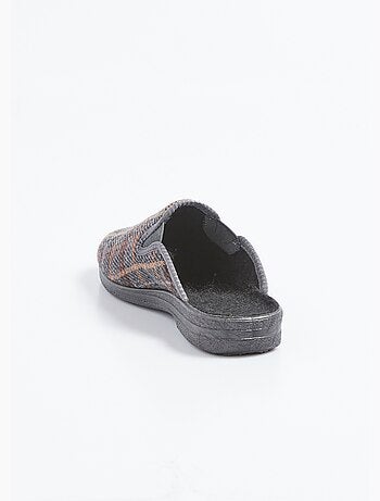 Chaussons mules largeur confort élastiqués - Afibel