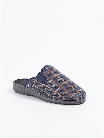 Chaussons mules largeur confort élastiqués