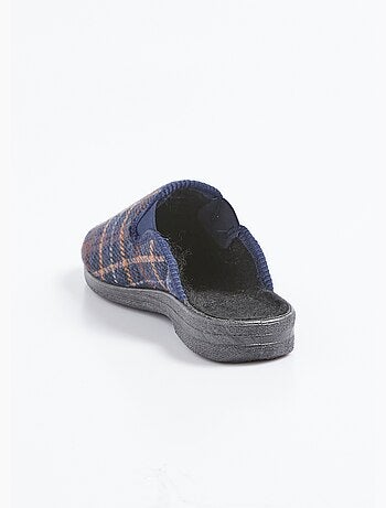 Chaussons mules largeur confort élastiqués