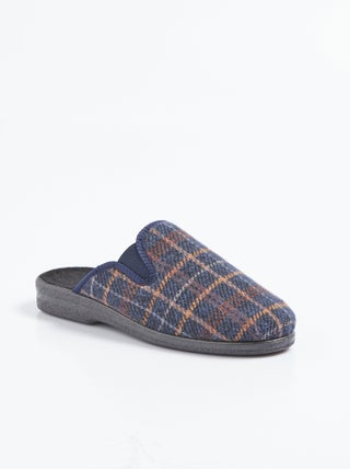 Chaussons mules largeur confort élastiqués