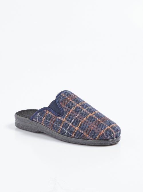 Chaussons mules largeur confort élastiqués - Kiabi