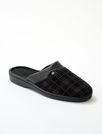 Chaussons mules largeur confort velours - Afibel