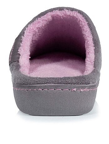 Chaussons mules légers et confortables, faciles à enfiler fille Isotoner