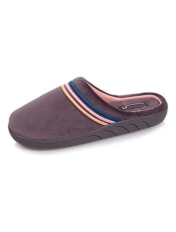 Chaussons mules légers et confortables, faciles à fille Isotoner