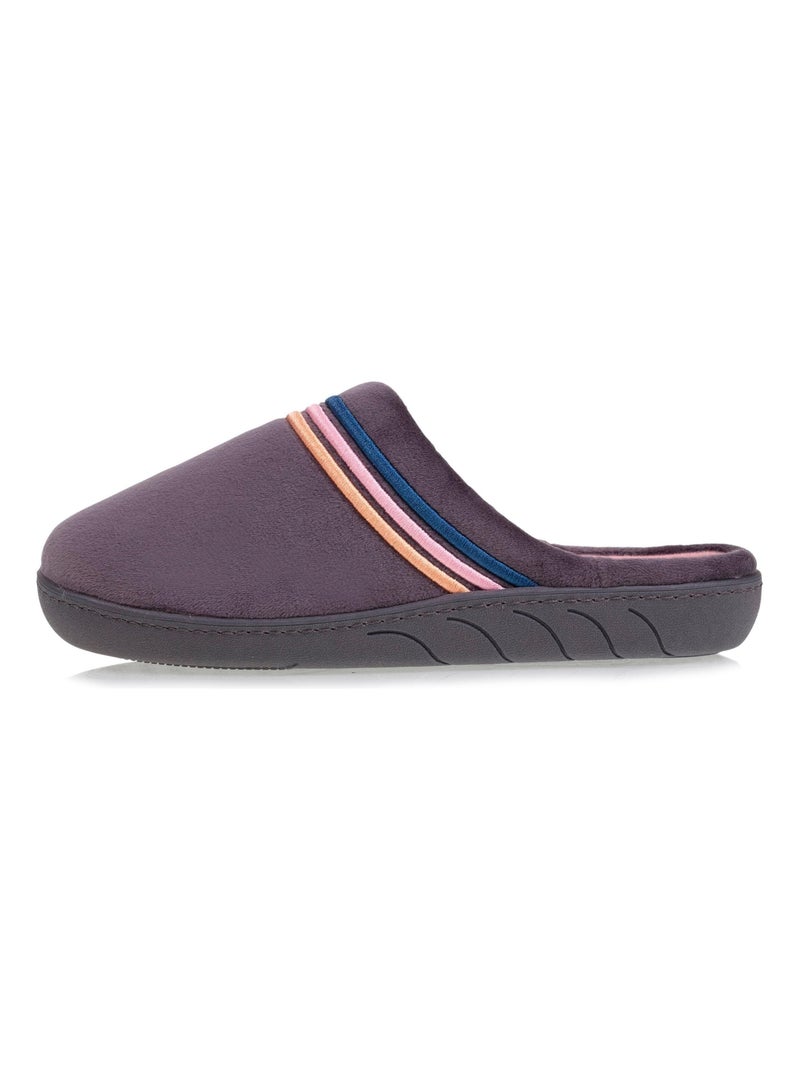 Chaussons mules légers et confortables, faciles à fille Isotoner Gris - Kiabi