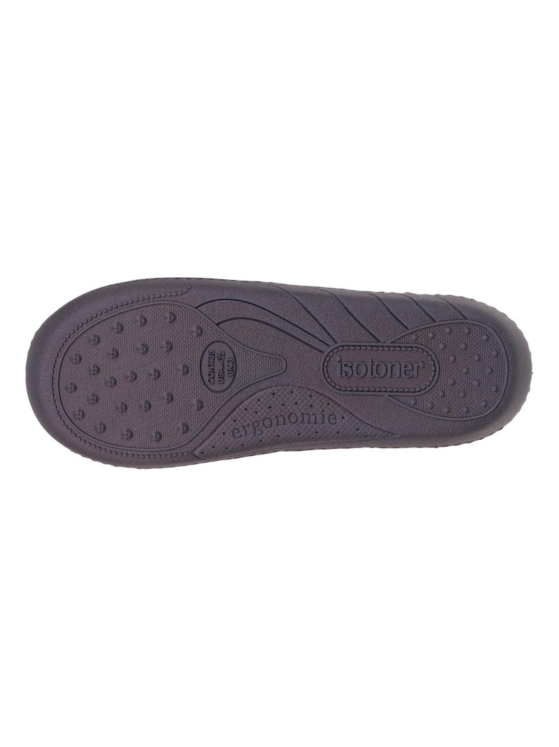 Chaussons mules légers et confortables, faciles à fille Isotoner Gris - Kiabi