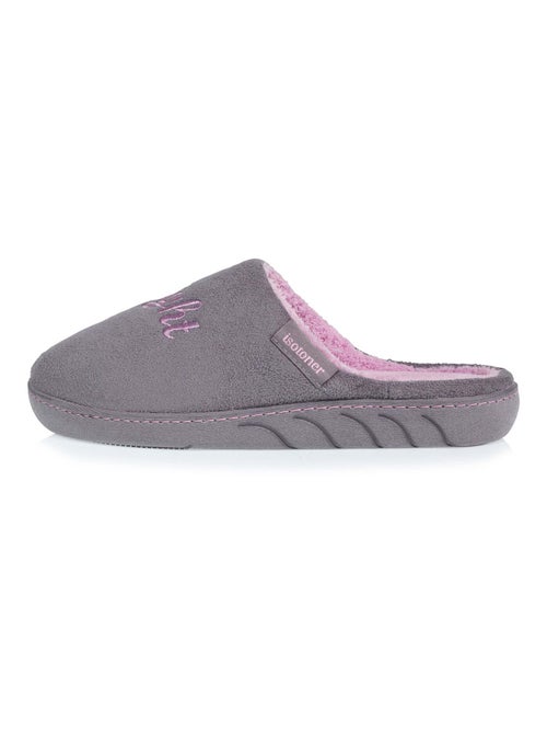 Chaussons mules légers et confortables, faciles à fille Isotoner - Kiabi