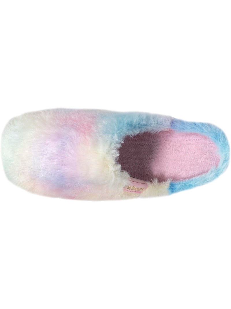 Chaussons mules légers et confortables, faciles à fille Isotoner Rose/Jaune - Kiabi