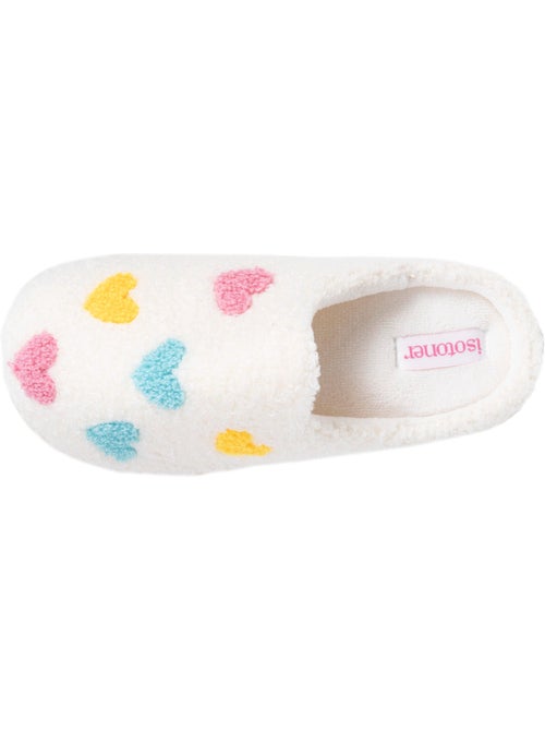 Chaussons mules maille bouclette semelle bloup extra fille isotoner - Kiabi Chaussons mules maille bouclette semelle bloup extra fille isotoner - Kiabi