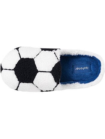 Chaussons mules maille bouclette semelle bloup extra garçon