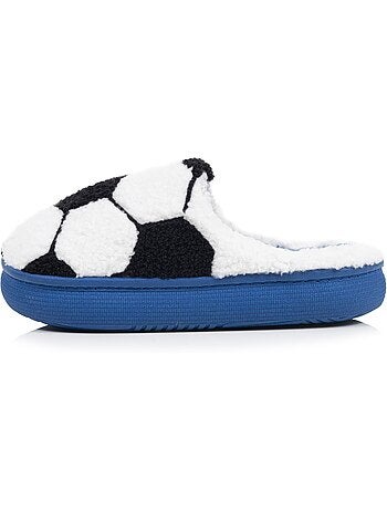 Chaussons mules maille bouclette semelle bloup extra garçon