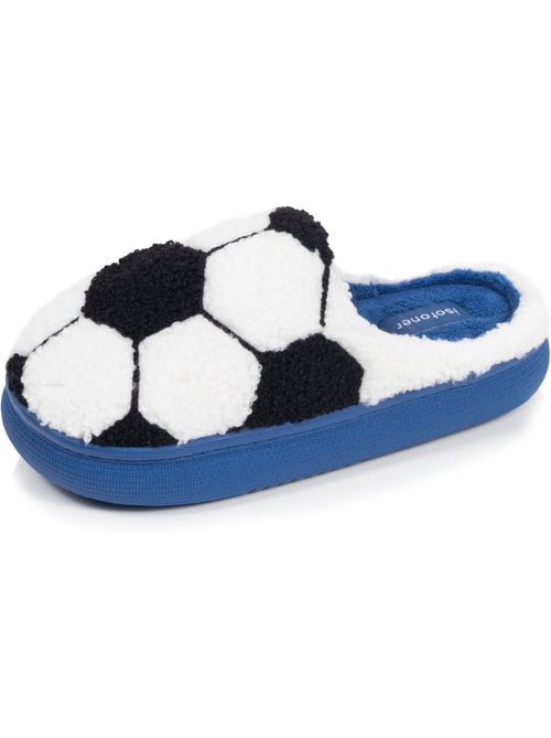 Chaussons mules maille bouclette semelle bloup extra garçon isotoner - Kiabi Chaussons mules maille bouclette semelle bloup extra garçon isotoner - Kiabi