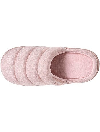 Chaussons mules suédine semelle bloup xtra confort femme Isotoner